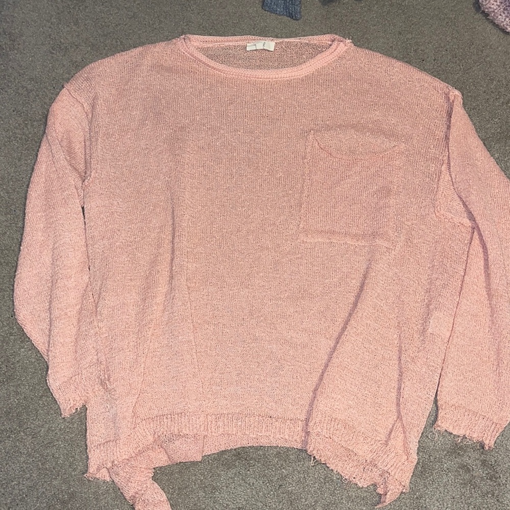 Beautiful top with distressing